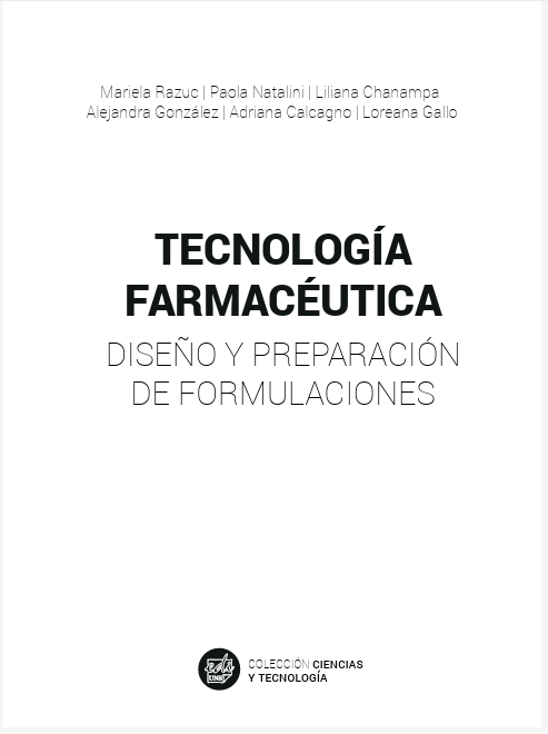 Portada de TECNOLOGÍA FARMACÉUTICA DISEÑO Y PREPARACIÓN DE FORMULACIONES
