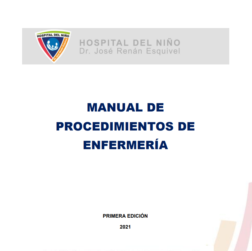 Portada de MANUAL DE PROCEDIMIENTOS DE ENFERMERÍA