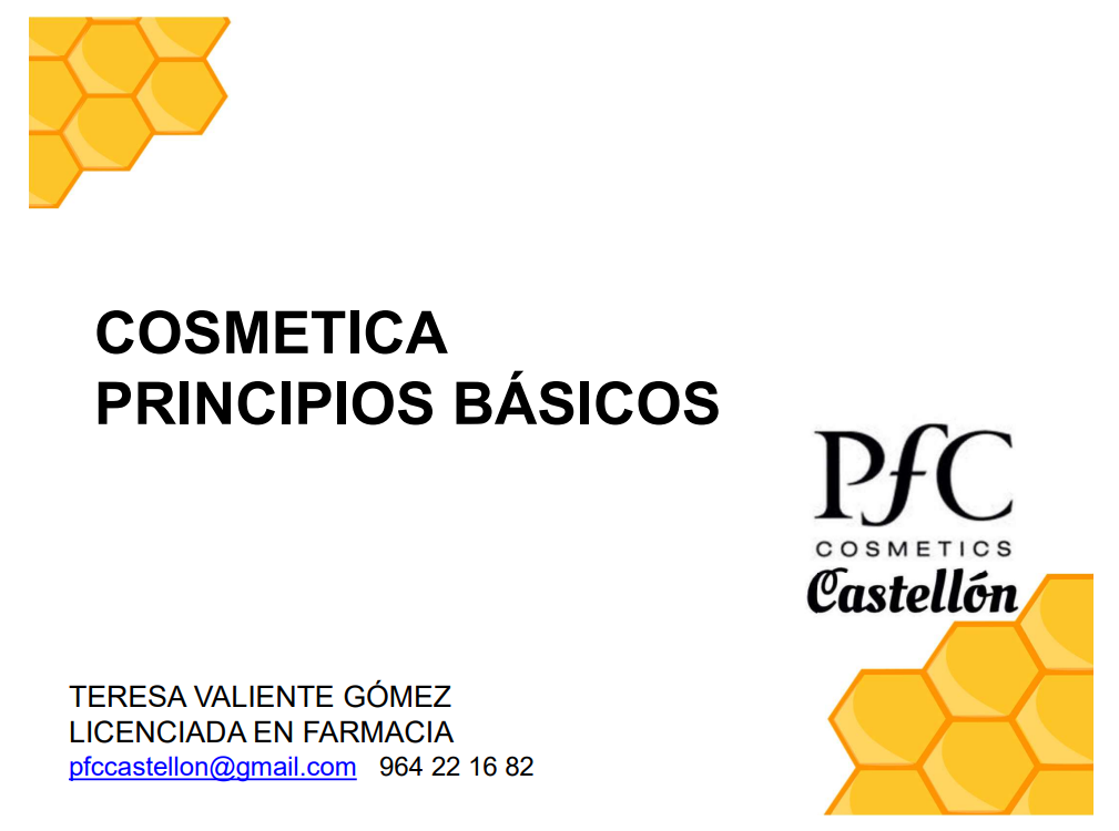 Portada de COSMETICA PRINCIPIOS BÁSICOS