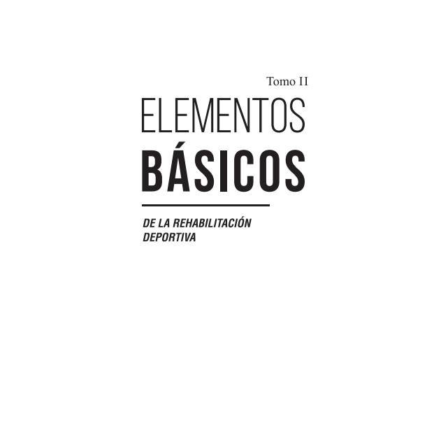 Portada de ELEMENTOS BASICOS DE REHABILTACION DEPORTIVA
