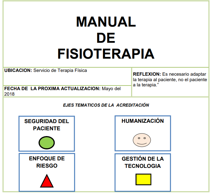 Portada de MANUAL DE FISIOTERAPIA