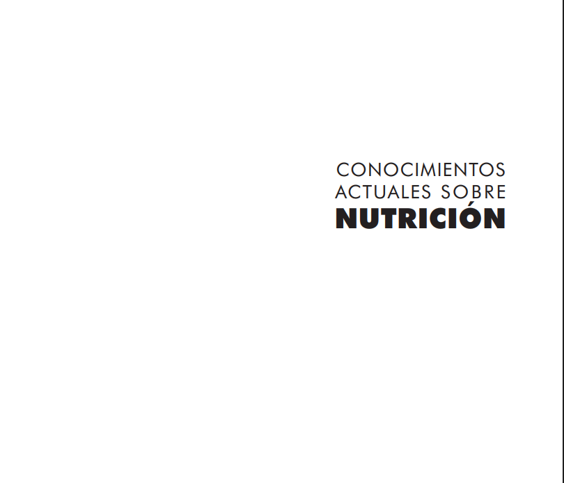 Portada de CONOCIMIENTOS ACTUALES SOBRE NUTRICIÓN