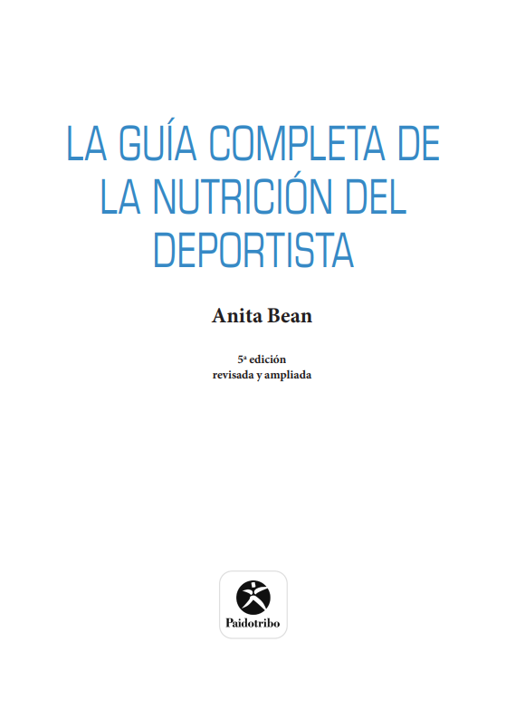 Portada de LA GUÍA COMPLETA DE LA NUTRICIÓN DEL DEPORTISTA