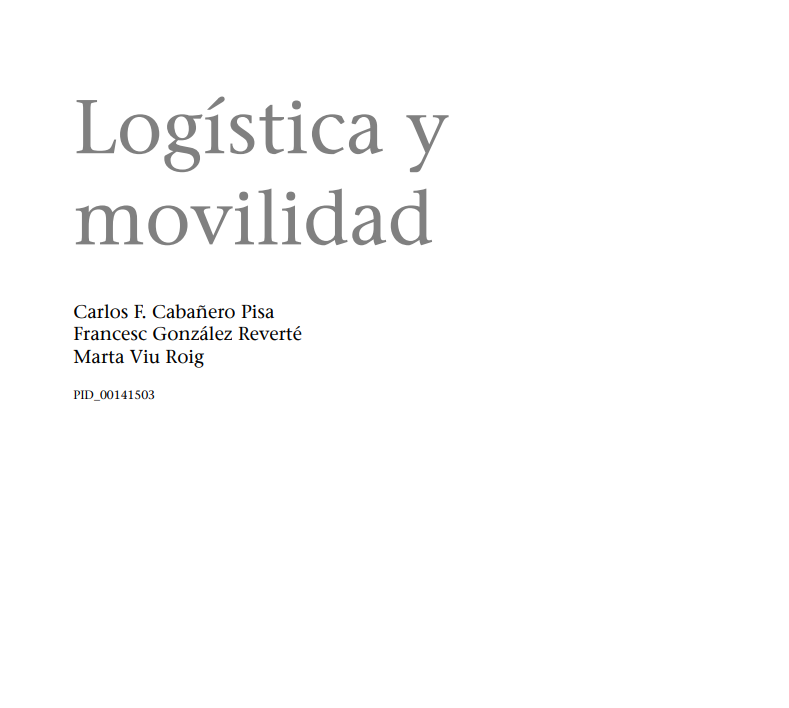 Portada de Logística y movilidad