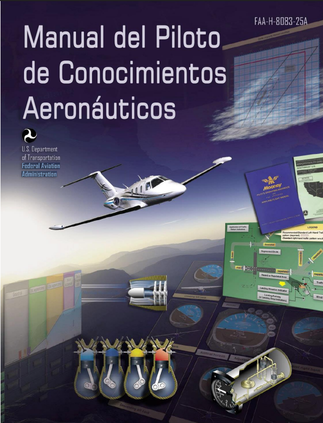 Portada de Manual del Piloto de Conocimientos Aeronáuticos