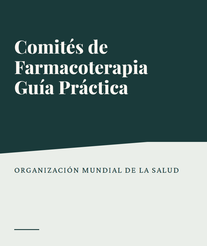 Portada de Comités de Farmacoterapia Guía Práctica