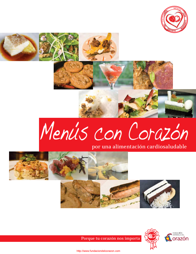 Portada de Menús con Corazón