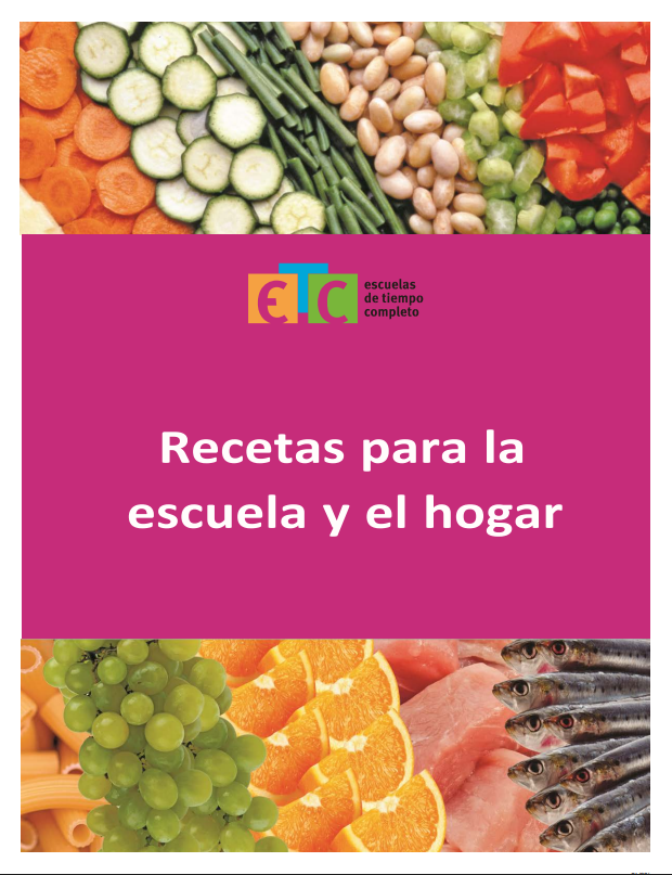 Portada de Recetas para la escuela y el hogar