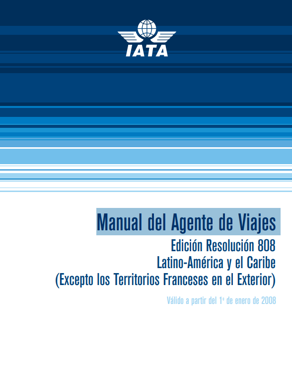 Portada de Manual del Agente de Viajes
