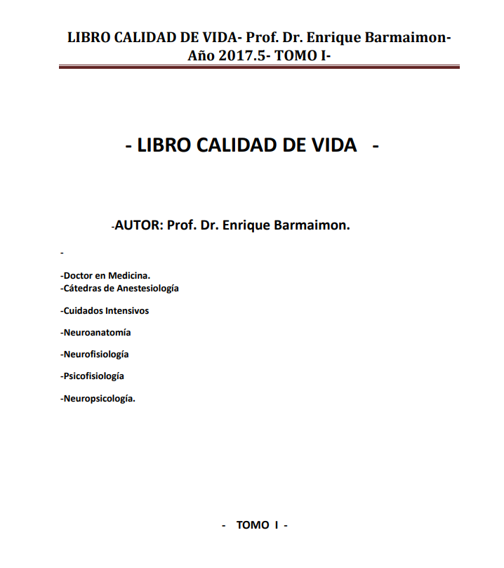 Portada de LIBRO CALIDAD DE VIDA