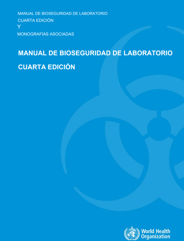 Portada de MANUAL DE BIOSEGURIDAD DE LABORATORIO