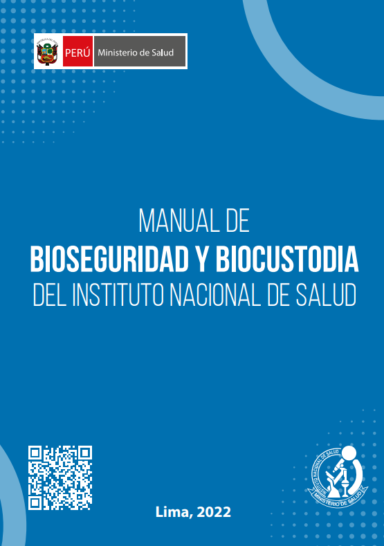 Portada de MANUAL DE BIOSEGURIDAD Y BIOCUSTODIA