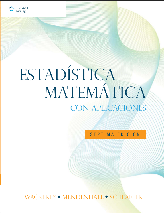 Portada de Estadística matemática con aplicaciones