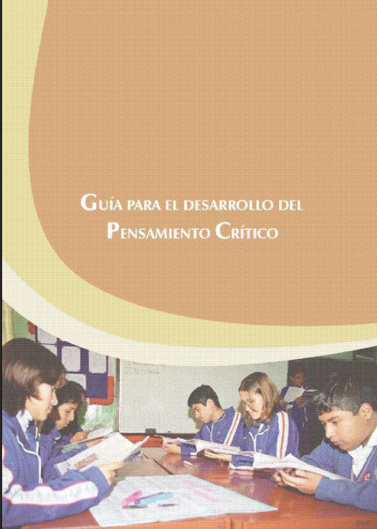Portada de GUÍA PARA EL DESARROLLO DEL PENSAMIENTO CRÍTICO 