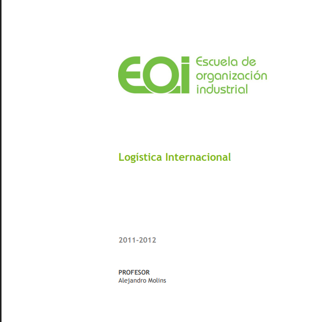 Portada de Logística Internacional