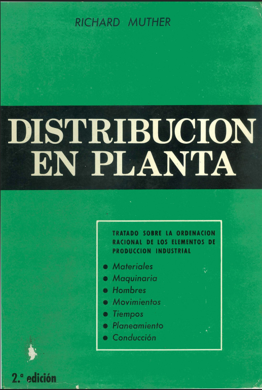 Portada de DISTRIBUCION EN PLANTA