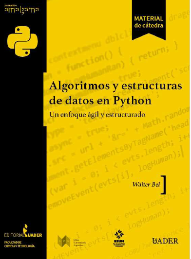 Portada de Algoritmos y estructuras de datos en Python