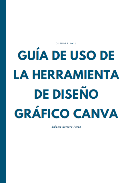 Portada de GUÍA DE USO DE LA HERRAMIENTA DE DISEÑO GRÁFICO CANVA