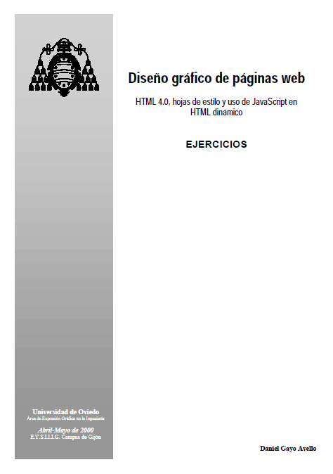 Portada de Diseño Gráfico de páginas web