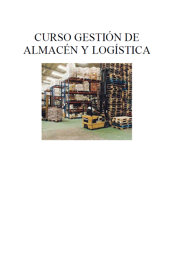 Portada de CURSO GESTIÓN DE ALMACÉN Y LOGÍSTICA