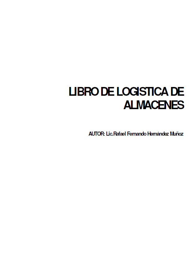 Portada de LIBRO DE LOGÍSTICA DE ALMACENES