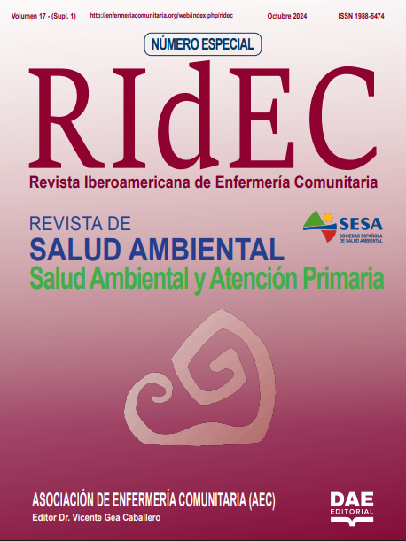 Portada de REVISTA DE SALUD AMBIENTAL 