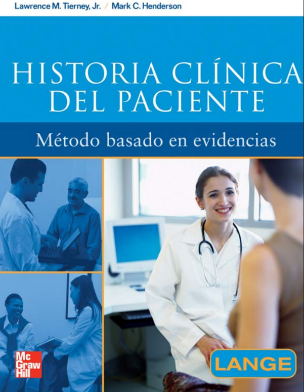 Portada de Historia clínica del paciente
