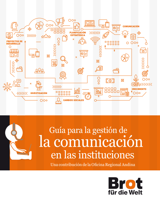 Portada de guía para la gestión de la comunicación en las instituciones