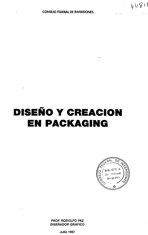 Portada de DISEÑO Y CREACIÓN EN PACKAGING 