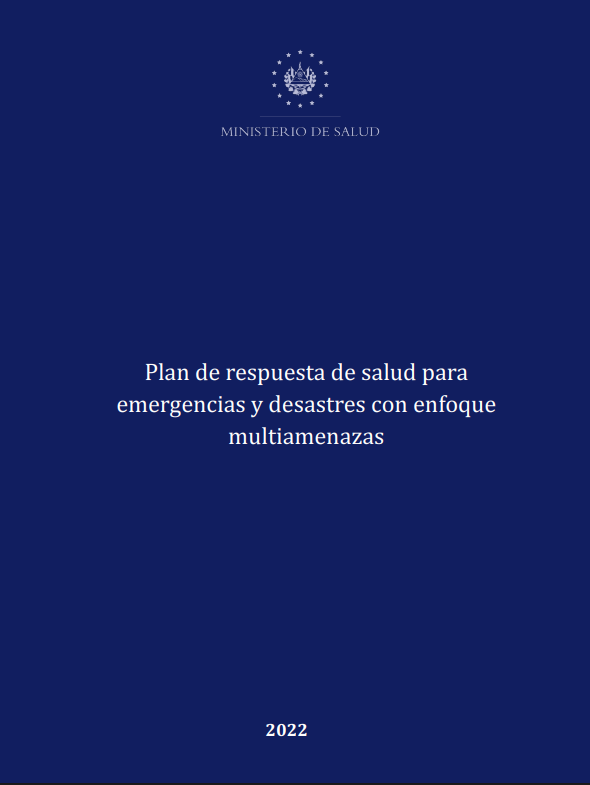 Portada de Plan de respuesta de salud para emergencias y desastres con enfoque multiamenazas