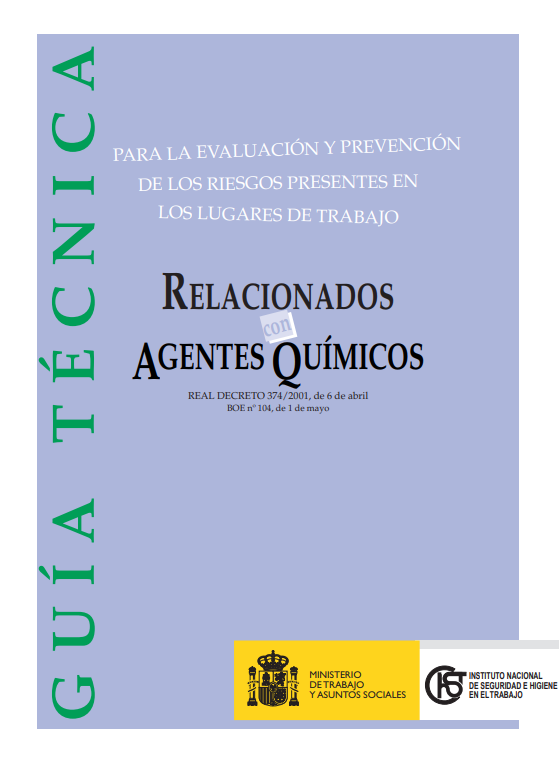 Portada de RELACIONADOS CON AGENTES QUÍMICOS 