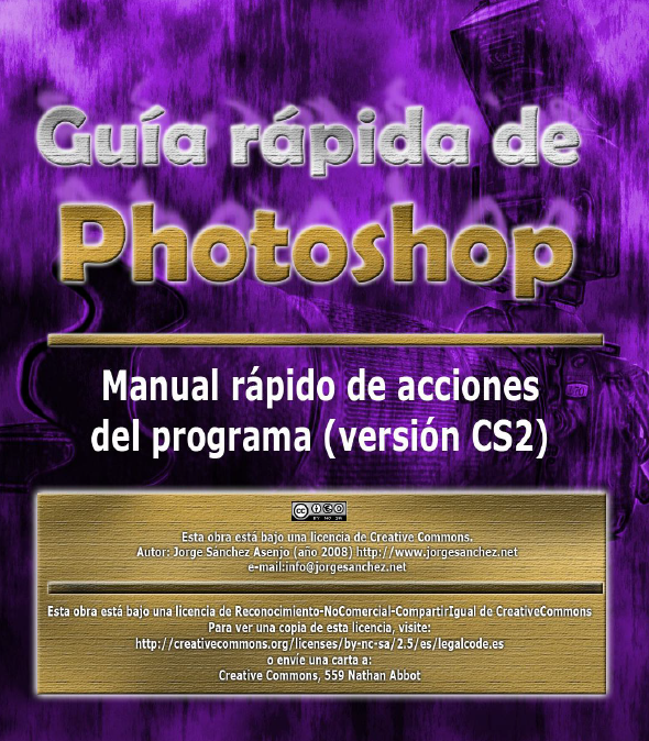 Portada de GUÍA RÁPIDA DE PHOTOSHOP