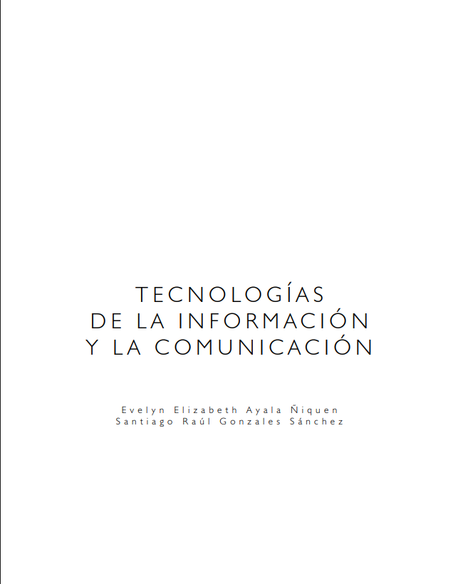 Portada de TECNOLOGÍAS DE LA INFORMACIÓN Y LA COMUNICACIÓN