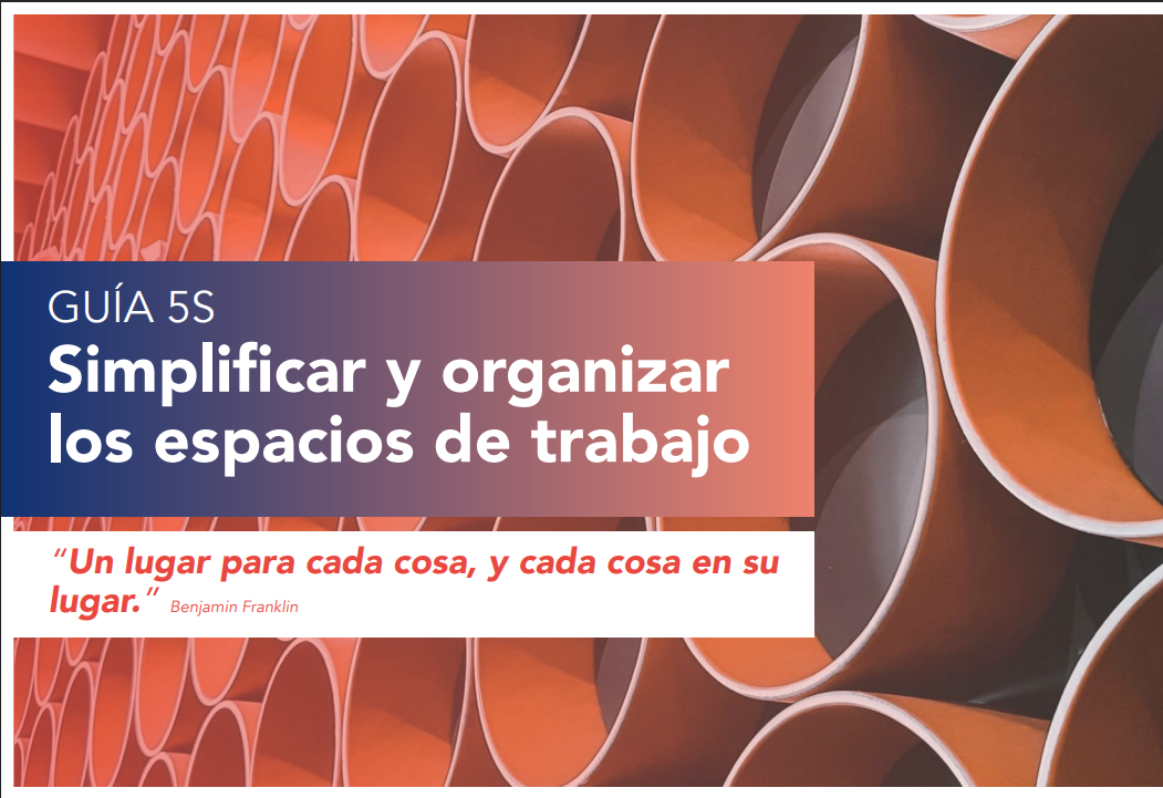 Portada de GUÍA 5S Simplificar y organizar los espacios de trabajo