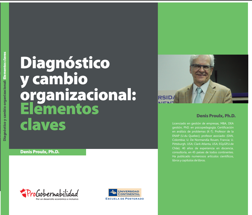 Portada de Diagnóstico y cambio organizacional: Elementos claves