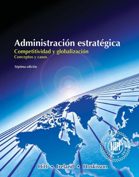 Portada de Administración estratégica Competitividad y globalización