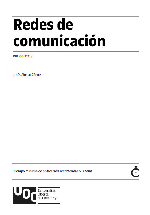 Portada de Redes de comunicación