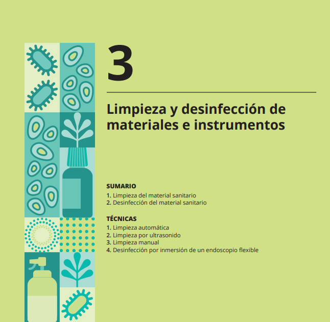 Portada de Limpieza y desinfección de materiales e instrumentos