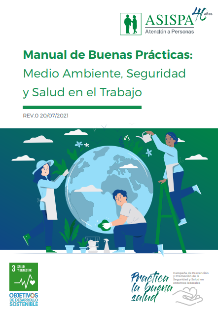 Portada de Manual de Buenas Prácticas: Medio Ambiente, Seguridad y Salud en el Trabajo
