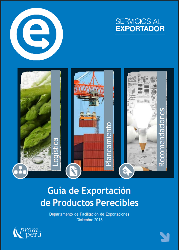 Portada de Guía de Exportación de Productos Perecibles