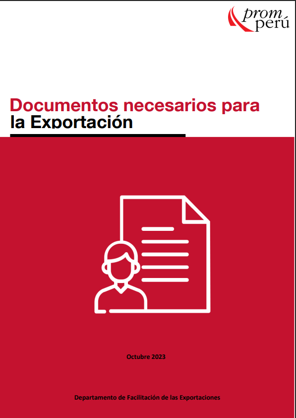 Portada de Documentos necesarios para la Exportación