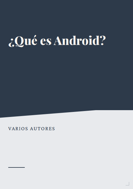 Portada de ¿Qué es Android?