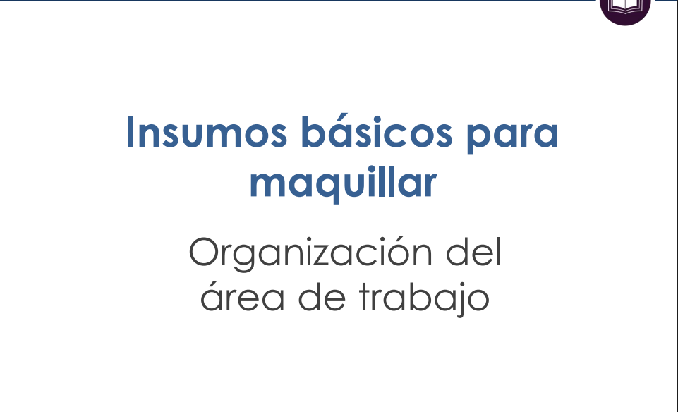 Portada de Insumos básicos para maquillar
