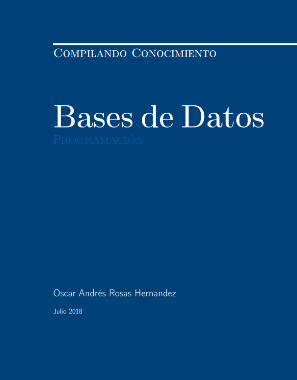 Portada de Bases de Datos: PROGRAMACIÓN