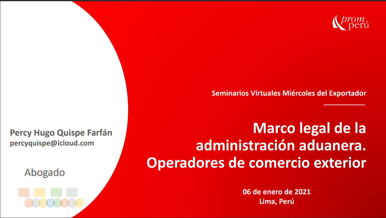 Portada de Marco legal de la administración aduanera. Operadores de comercio exterior