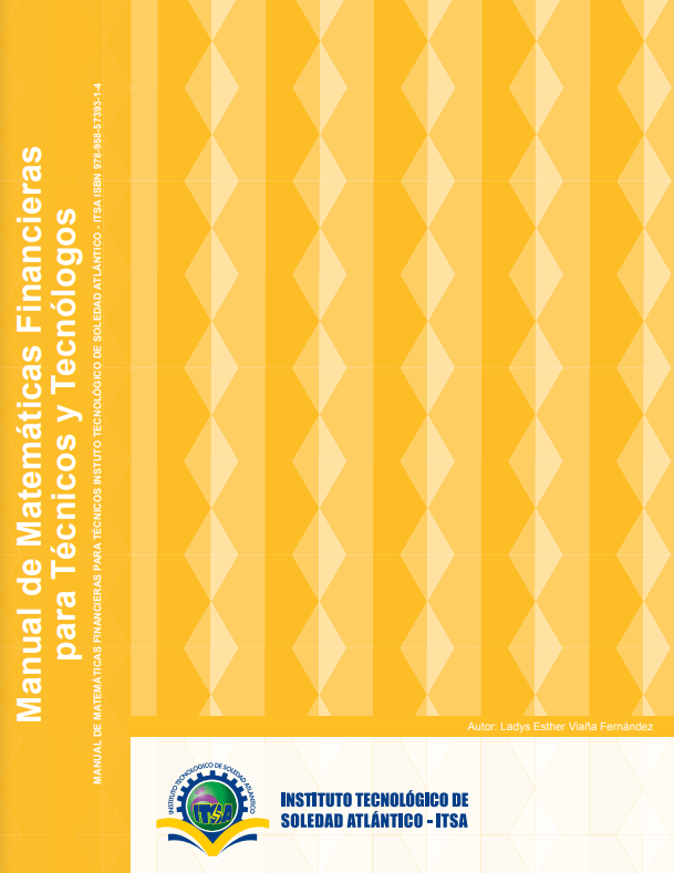 Portada de Manual de Matemáticas Financieras para Técnicos y Tecnólogos