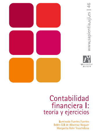 Portada de Contabilidad financiera I: teoría y ejercicios