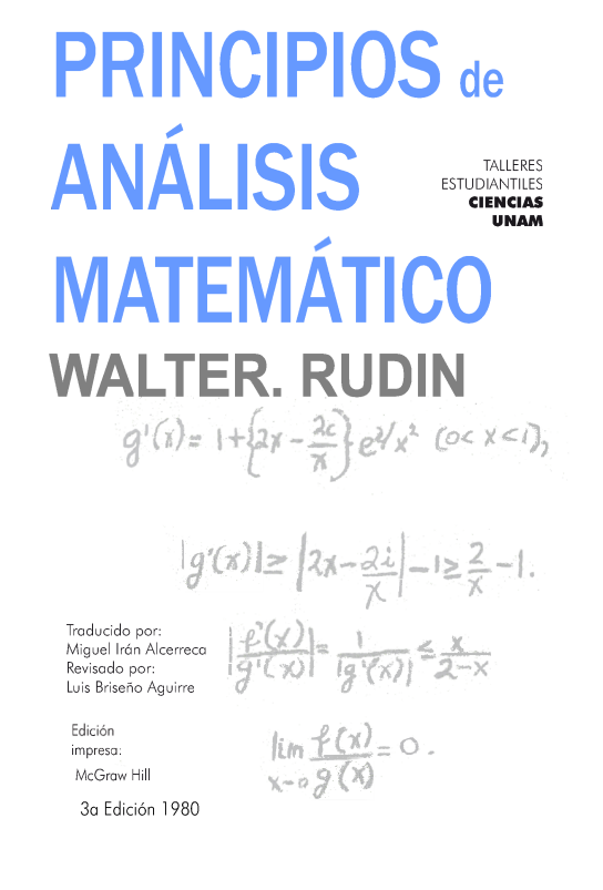 Portada de PRINCIPIOS DE ANÁLISIS MATEMÁTICO