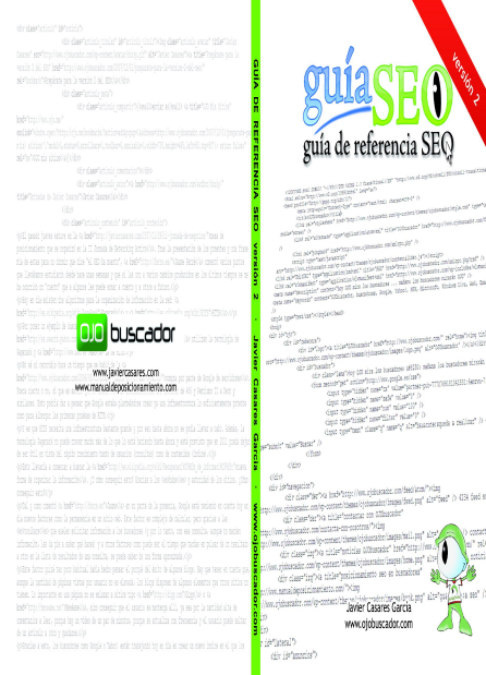 Portada de Guía de referencias SEO