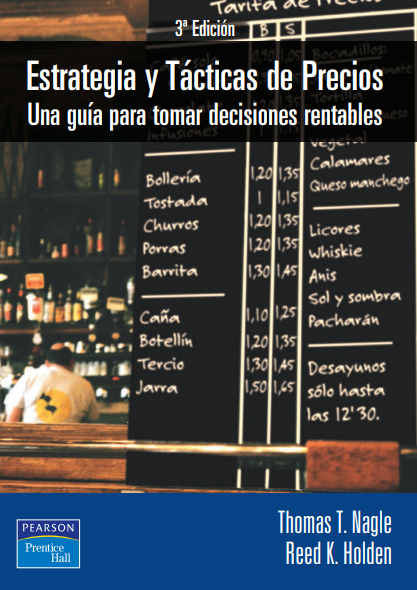 Portada de Estrategia y Tácticas de Precios: Una guía para tomar decisiones rentables
